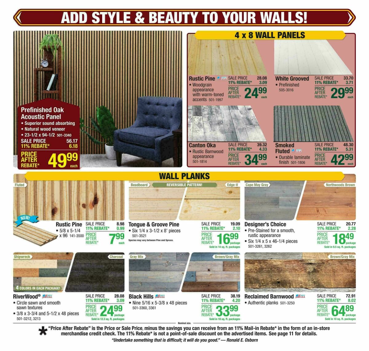 Menards Weekly Ad from September 24