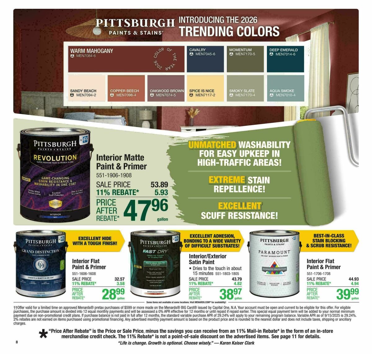 Menards Weekly Ad from September 24