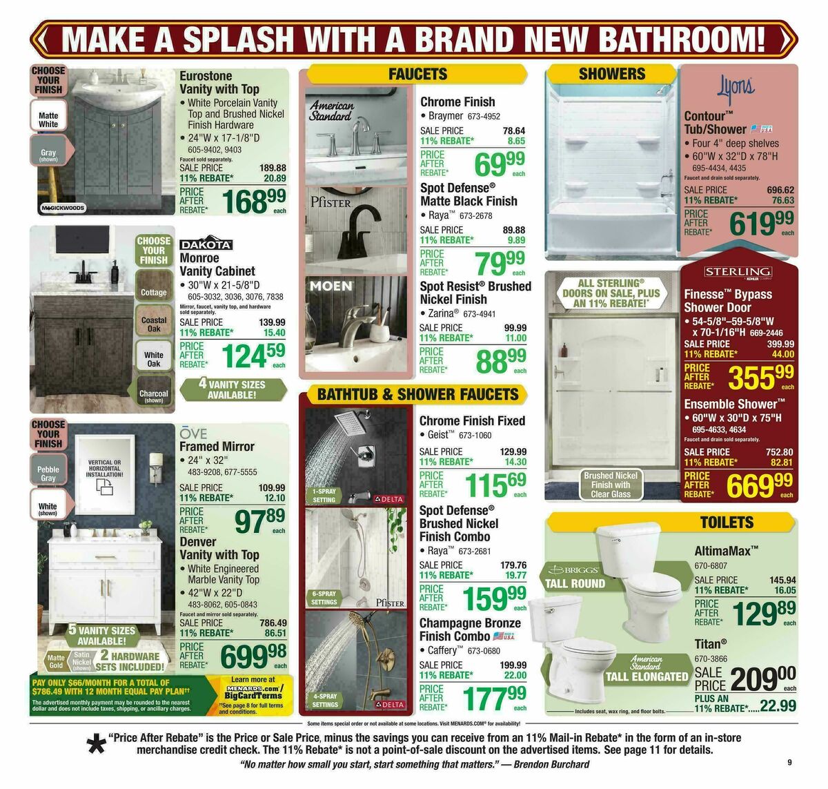 Menards Weekly Ad from September 24