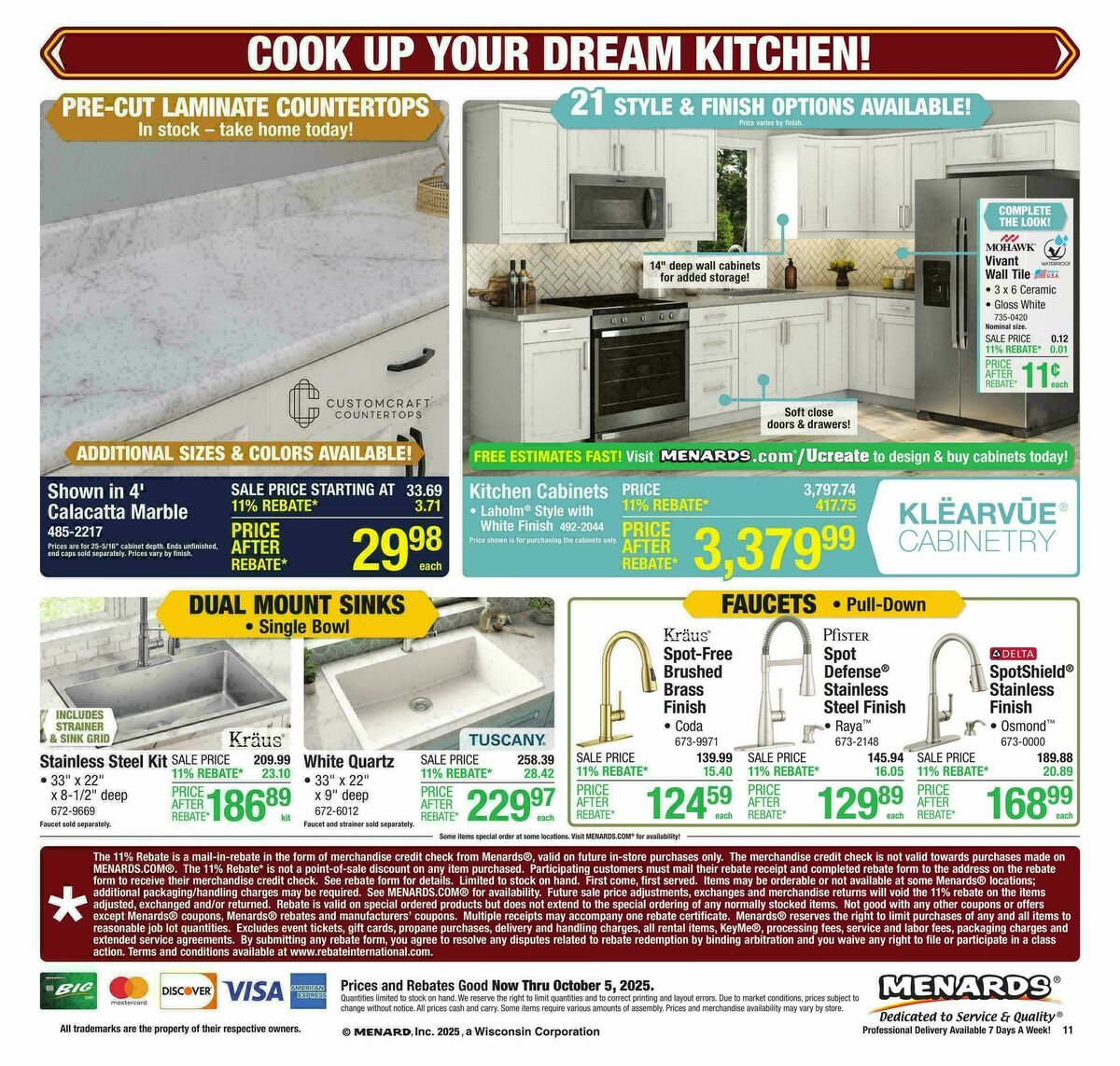 Menards Weekly Ad from September 24