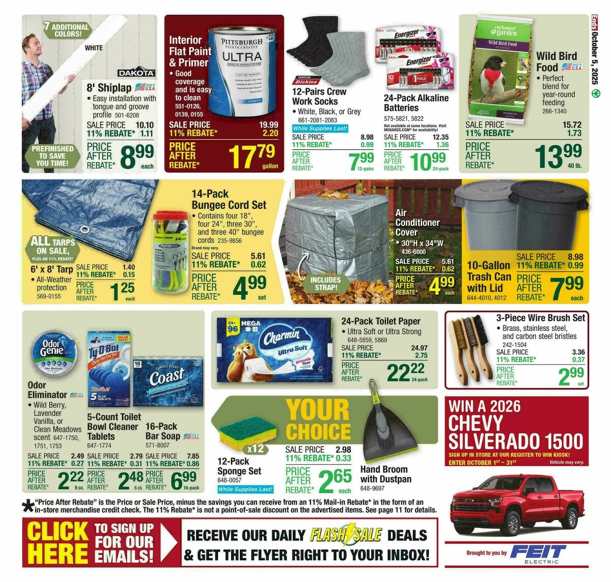 Menards Weekly Ad from September 24