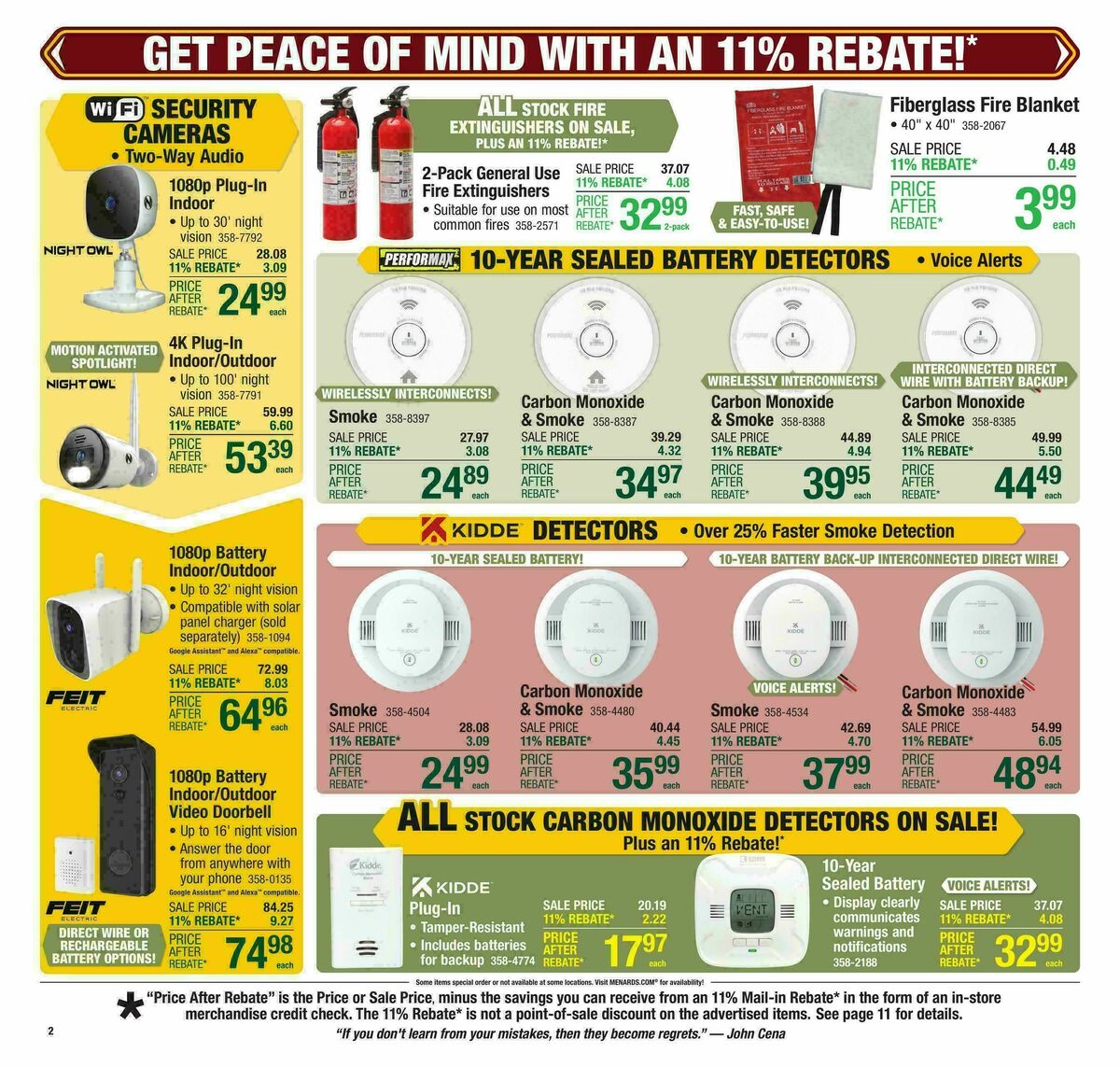Menards Weekly Ad from September 24