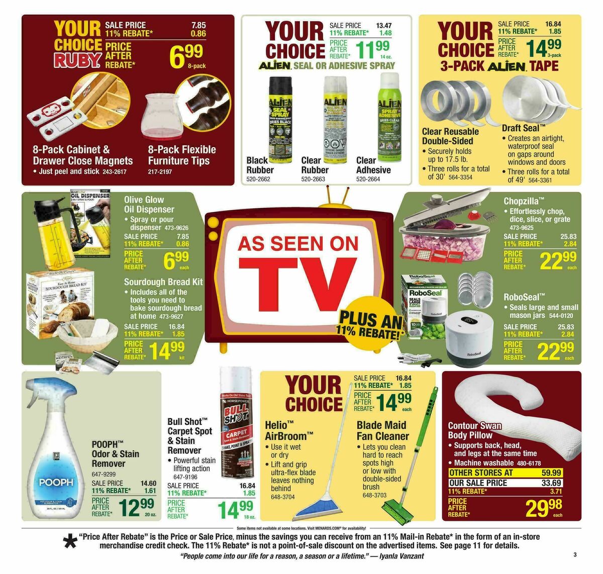 Menards Weekly Ad from September 24
