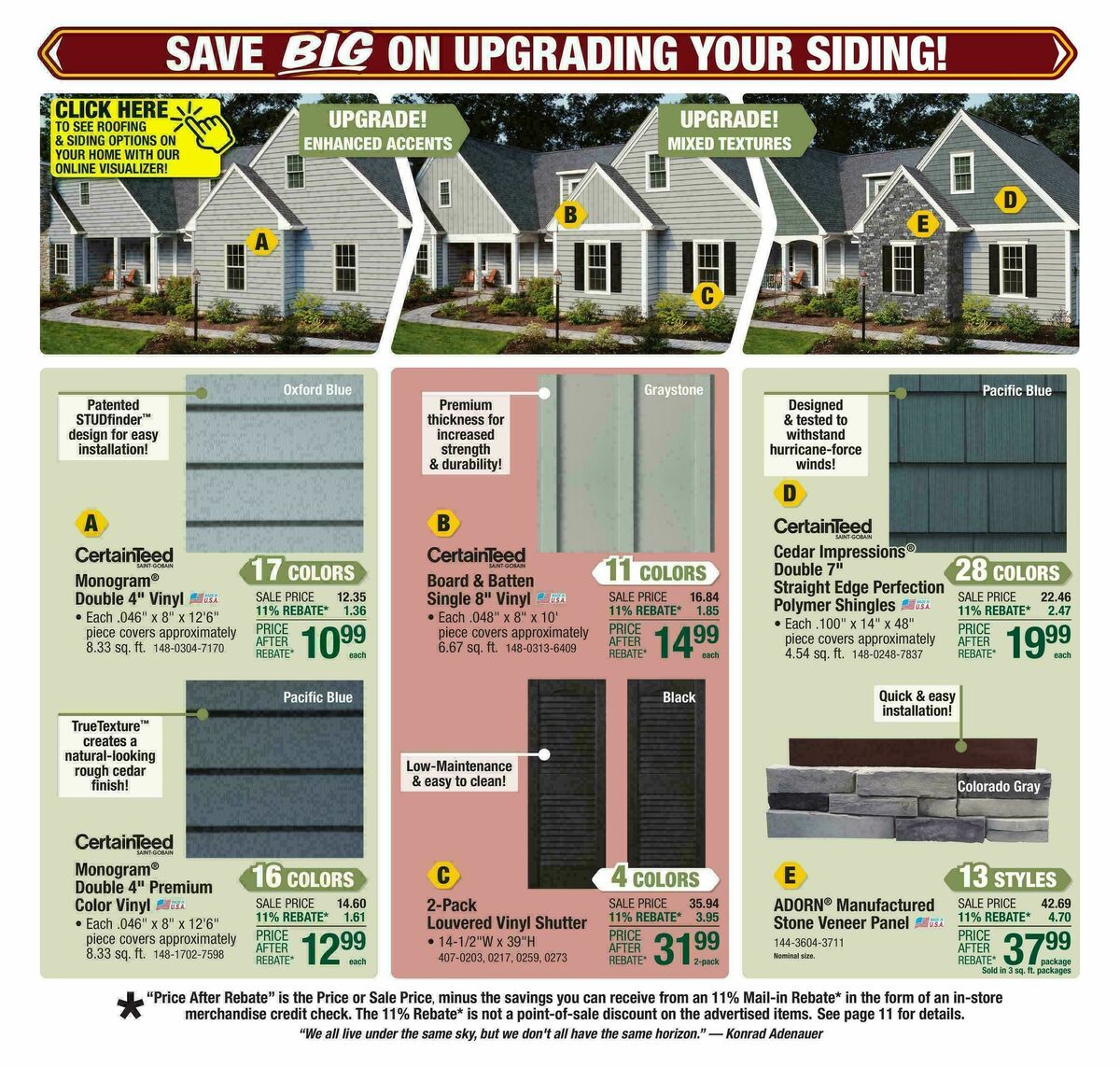 Menards Weekly Ad from September 24