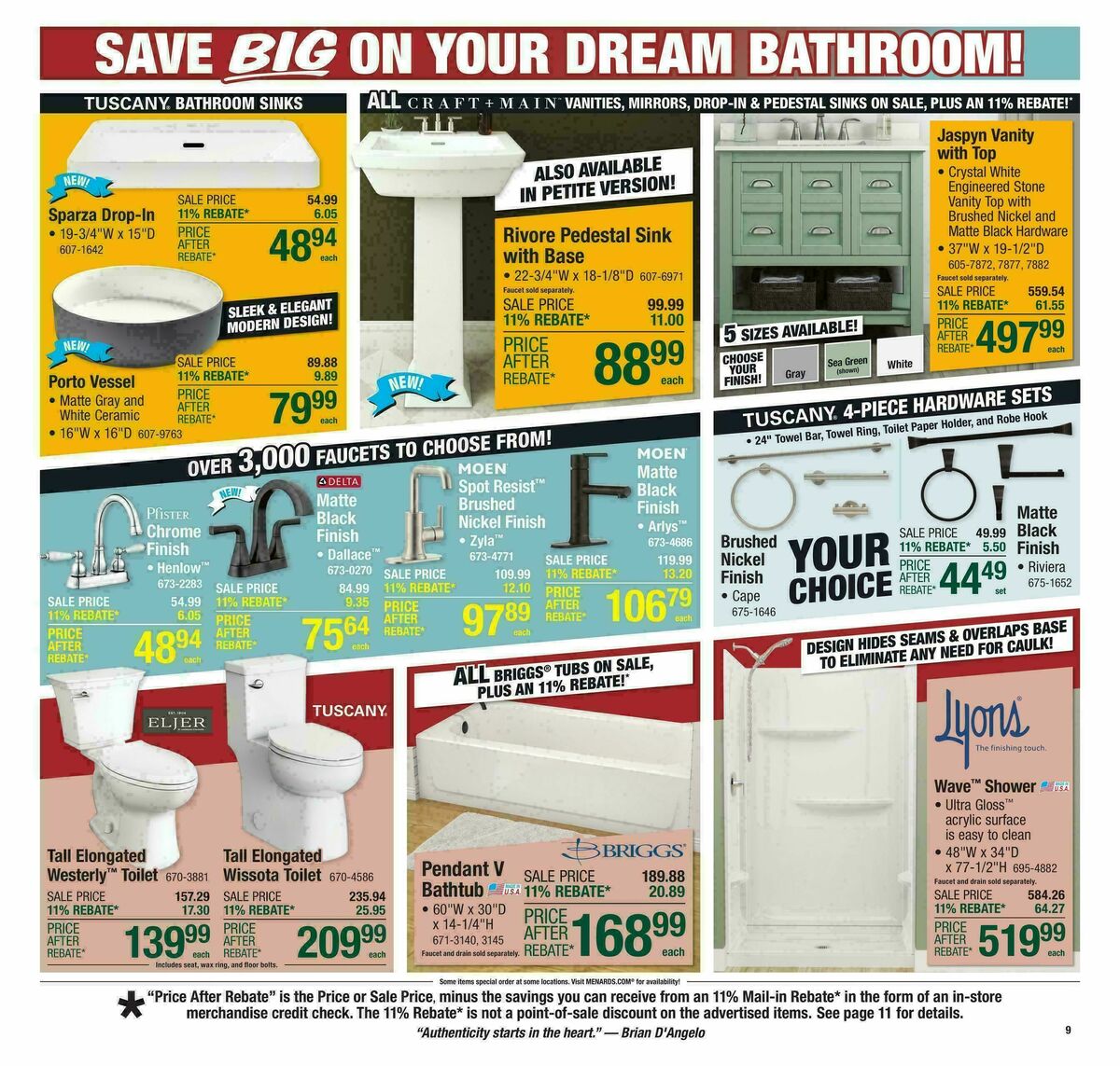 Menards Weekly Ad from October 1