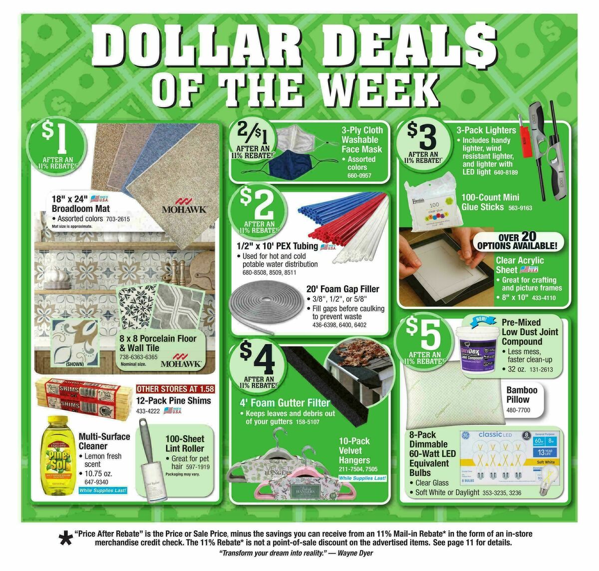 Menards Weekly Ad from October 1