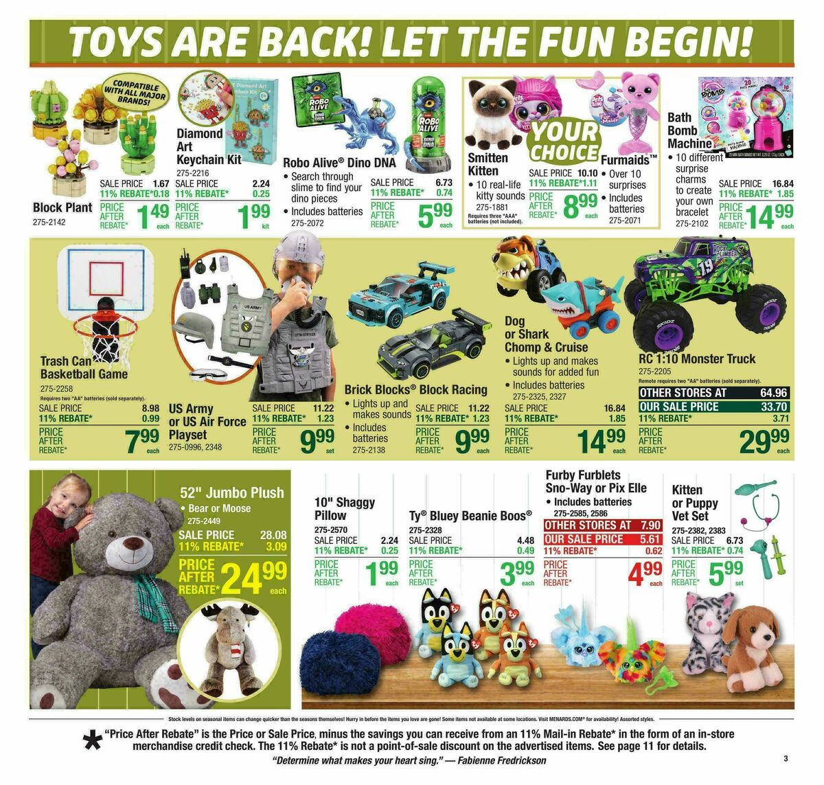 Menards Weekly Ad from October 8