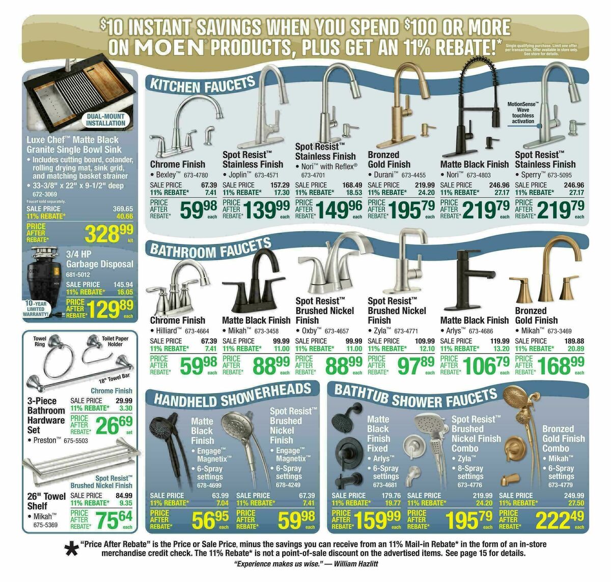 Menards Weekly Ad from October 15