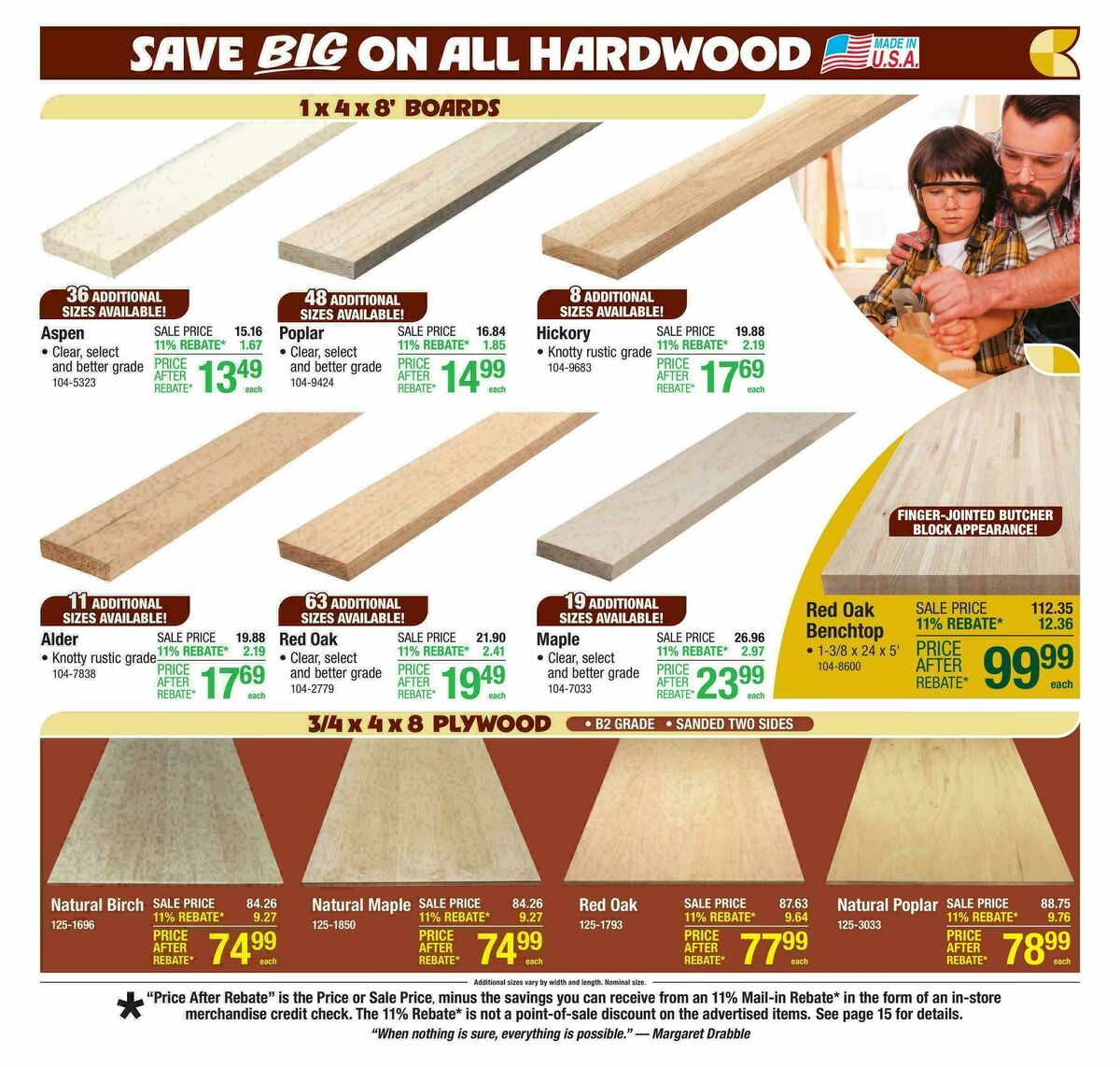 Menards Weekly Ad from October 15
