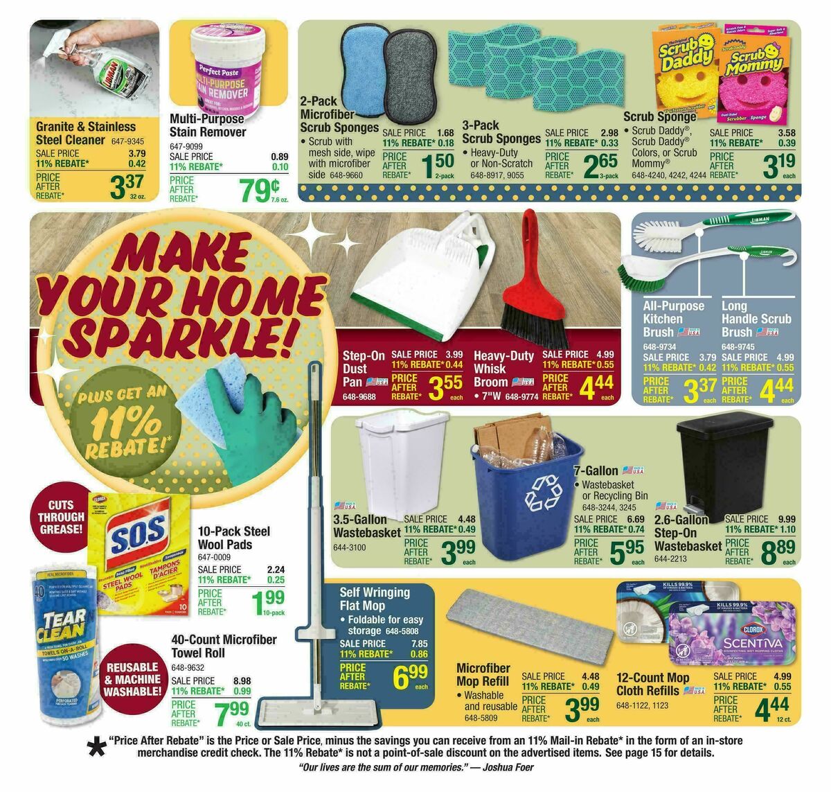 Menards Weekly Ad from October 15