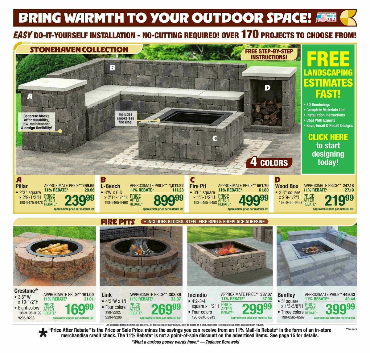 Menards Weekly Ad from October 15