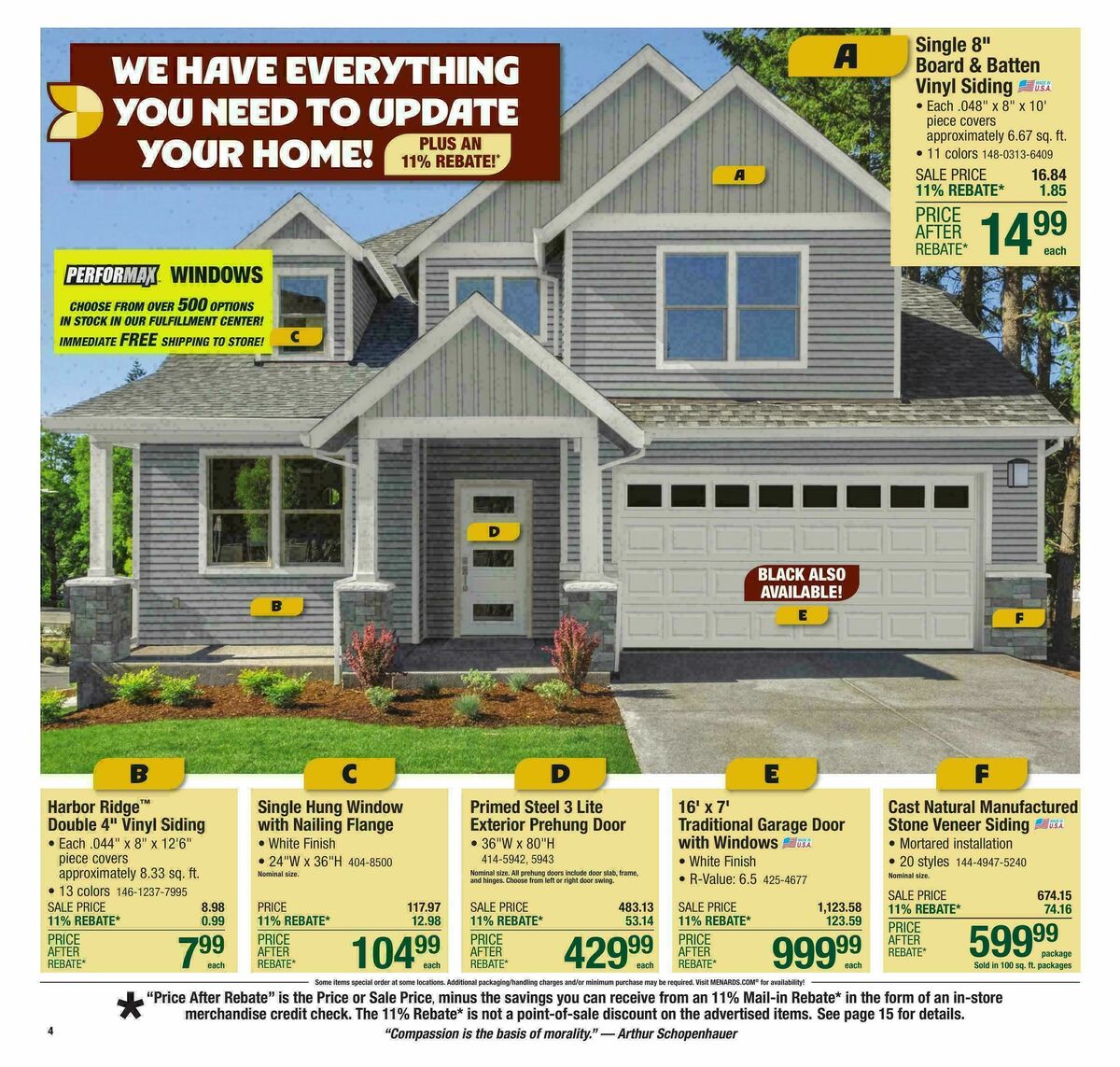 Menards Weekly Ad from October 15