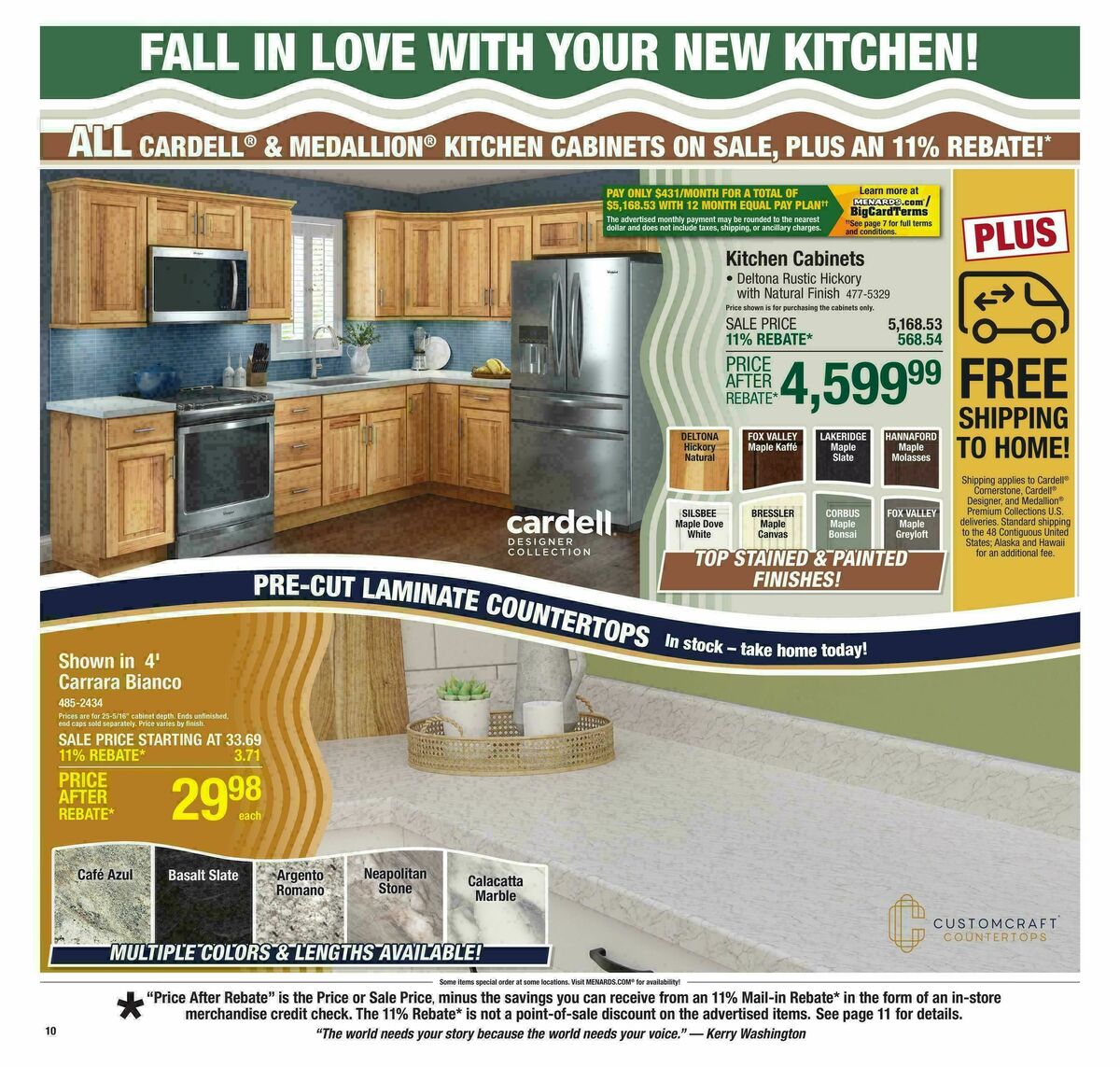 Menards Weekly Ad from October 22