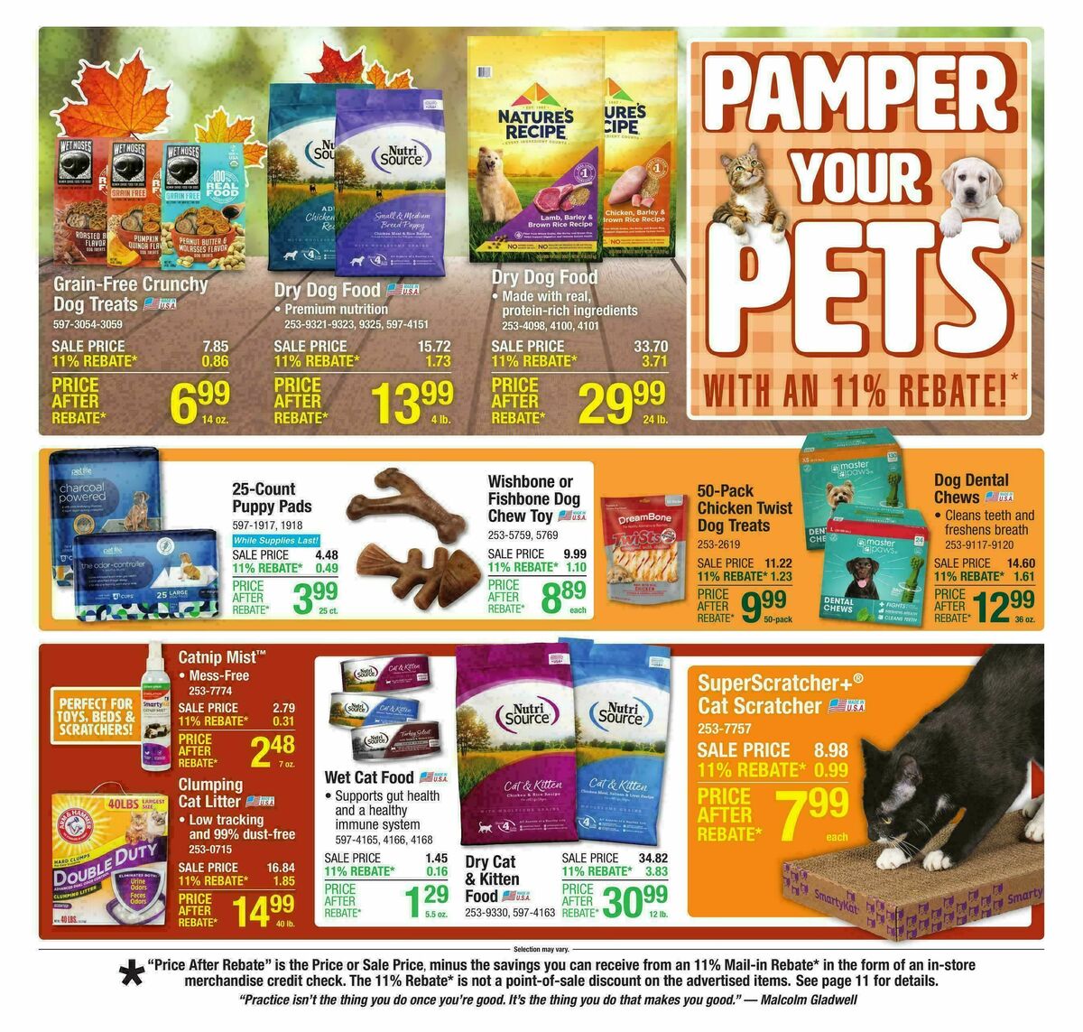 Menards Weekly Ad from October 22