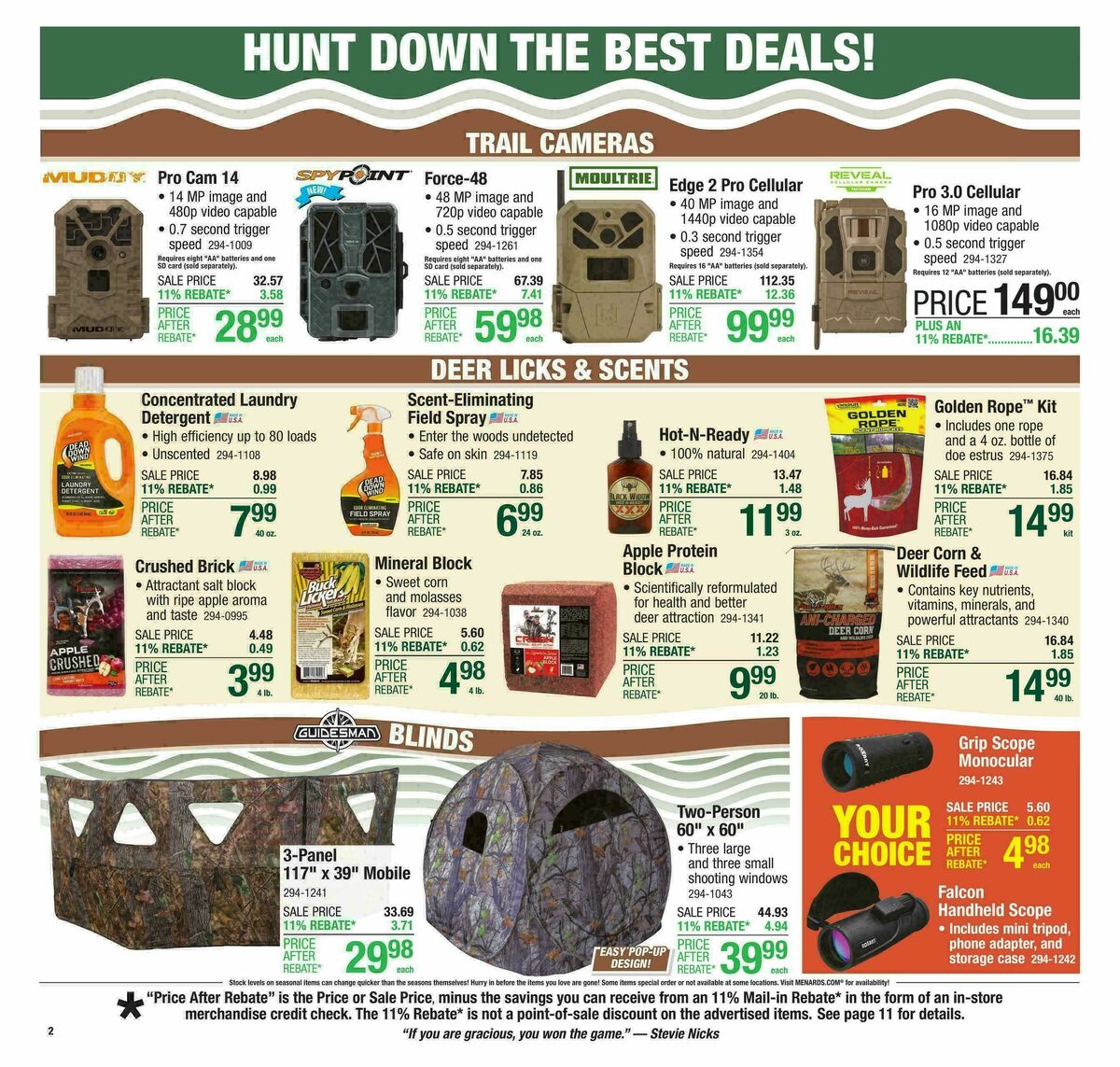 Menards Weekly Ad from October 22