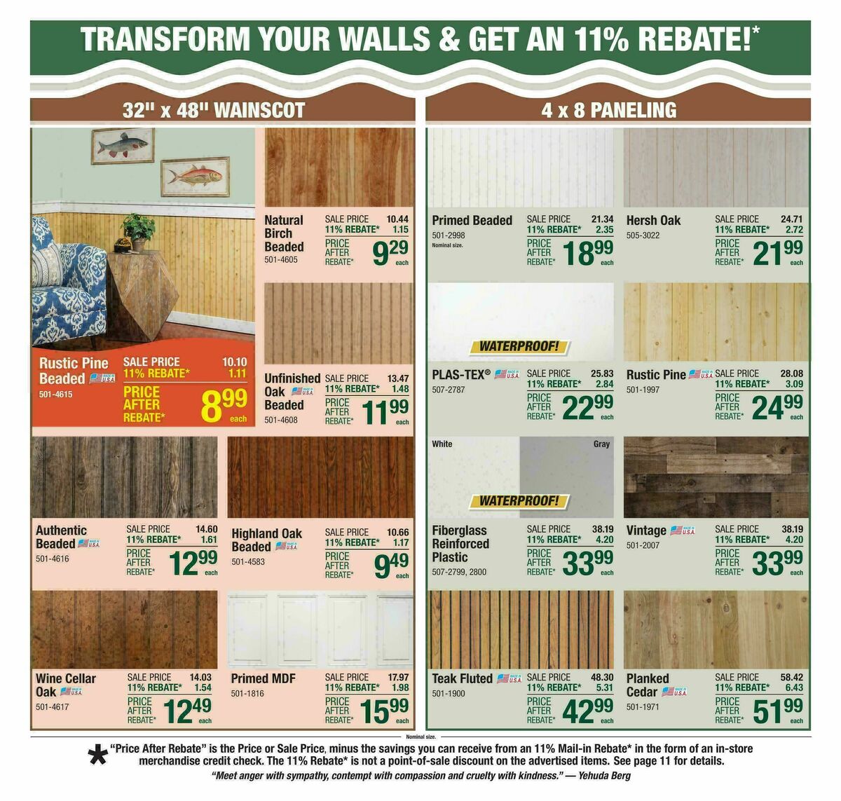 Menards Weekly Ad from October 22