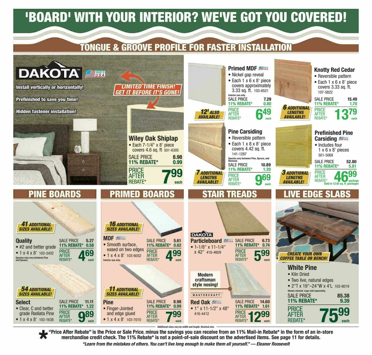 Menards Weekly Ad from October 22