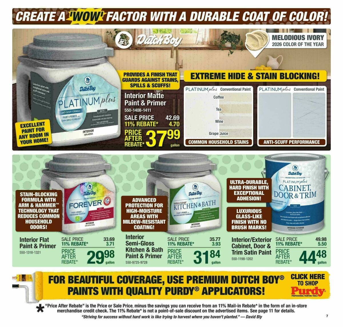 Menards Weekly Ad from October 29
