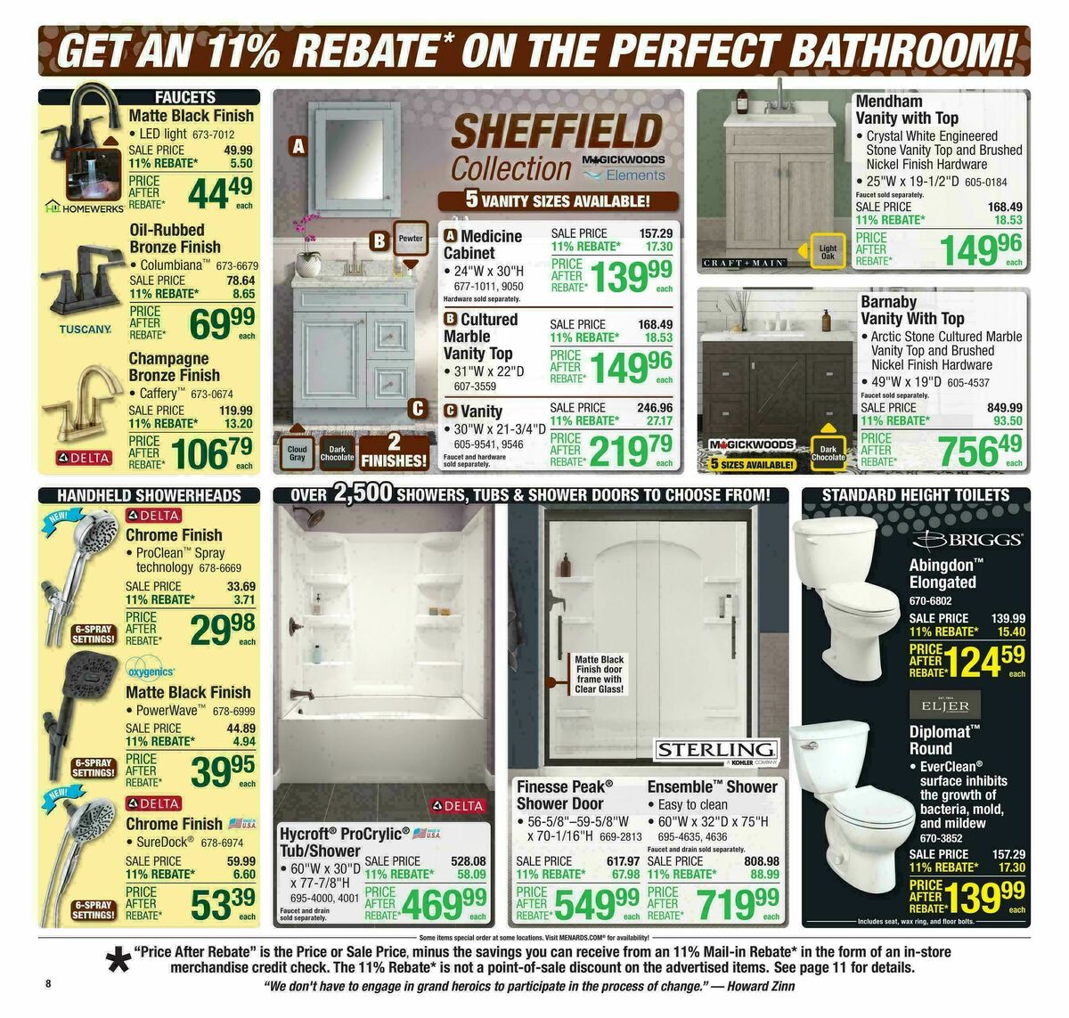 Menards Weekly Ad from October 29