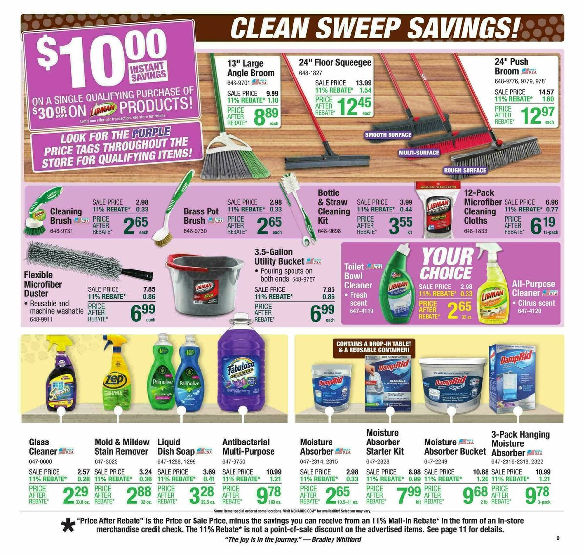 Menards Weekly Ad from October 29