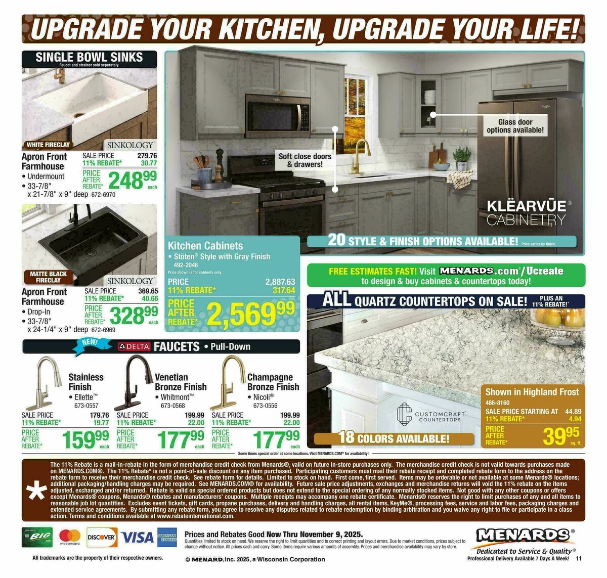 Menards Weekly Ad from October 29