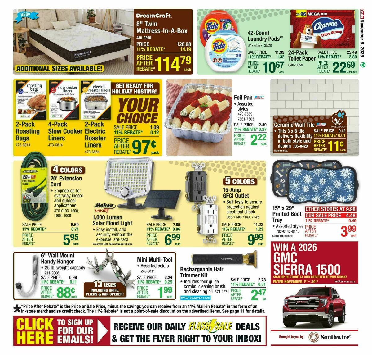 Menards Weekly Ad from October 29
