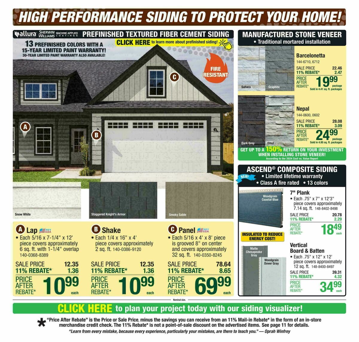 Menards Weekly Ad from October 29