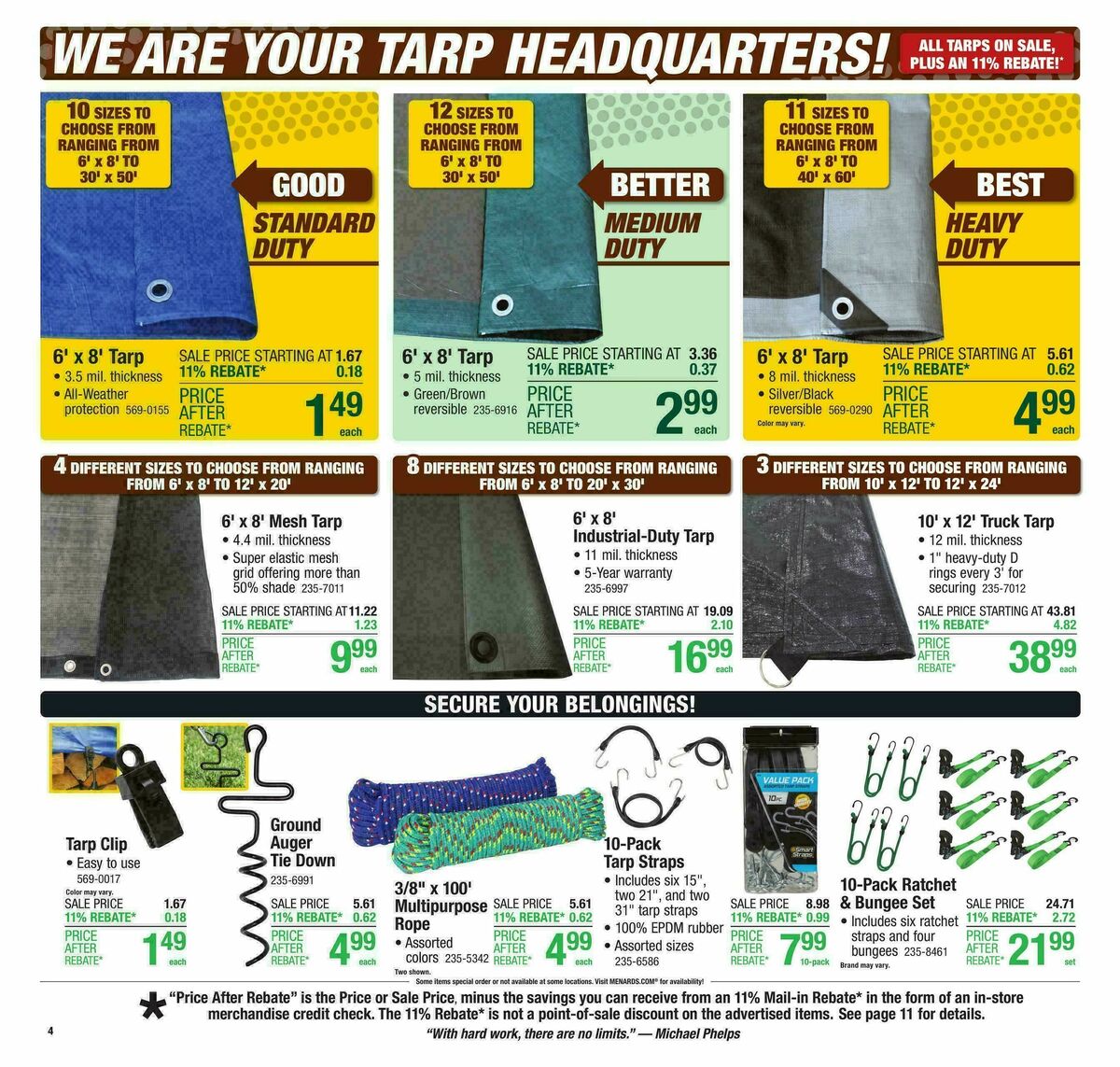 Menards Weekly Ad from October 29
