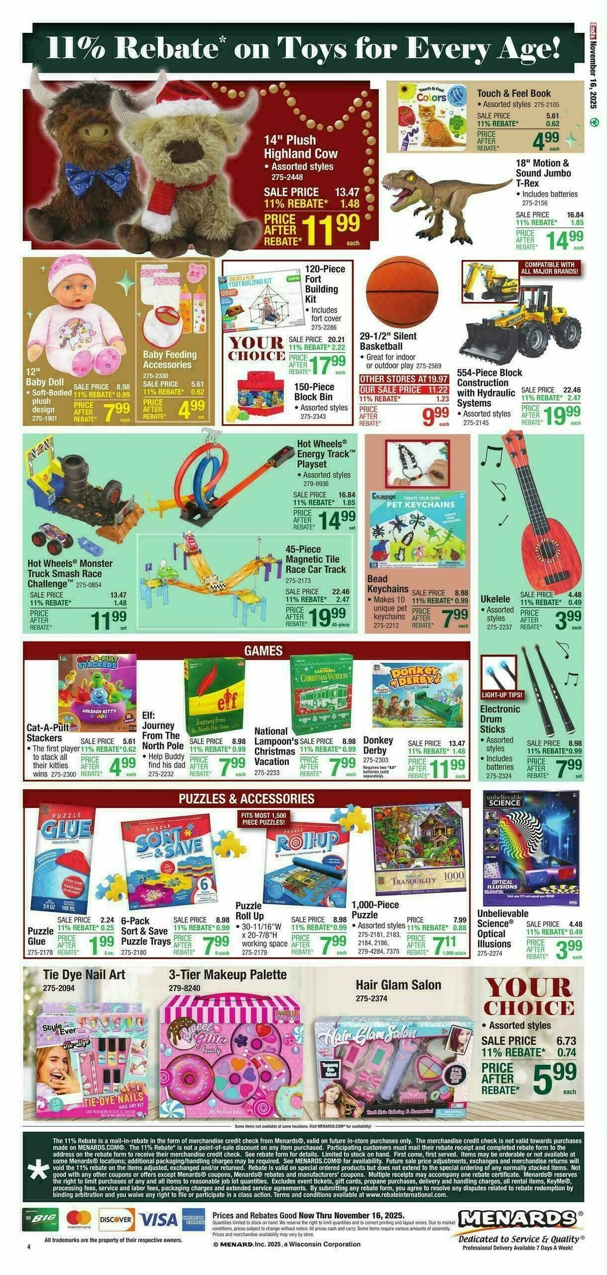 Menards Christmas Decor Sale Weekly Ad from November 5