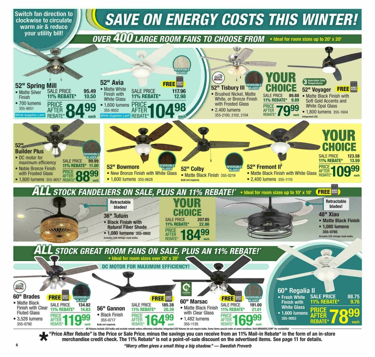 Menards Weekly Ad from November 5