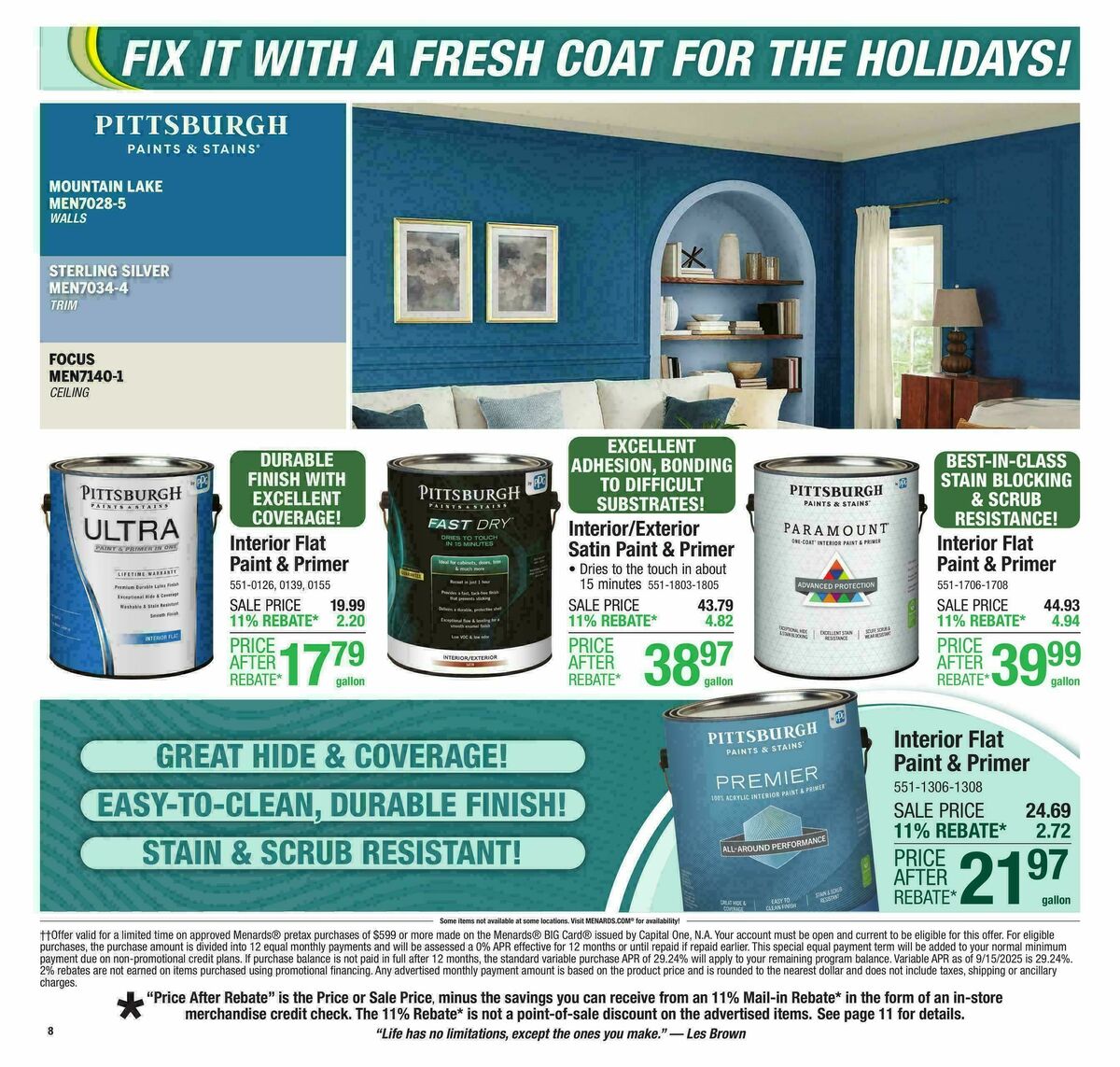 Menards Weekly Ad from November 5