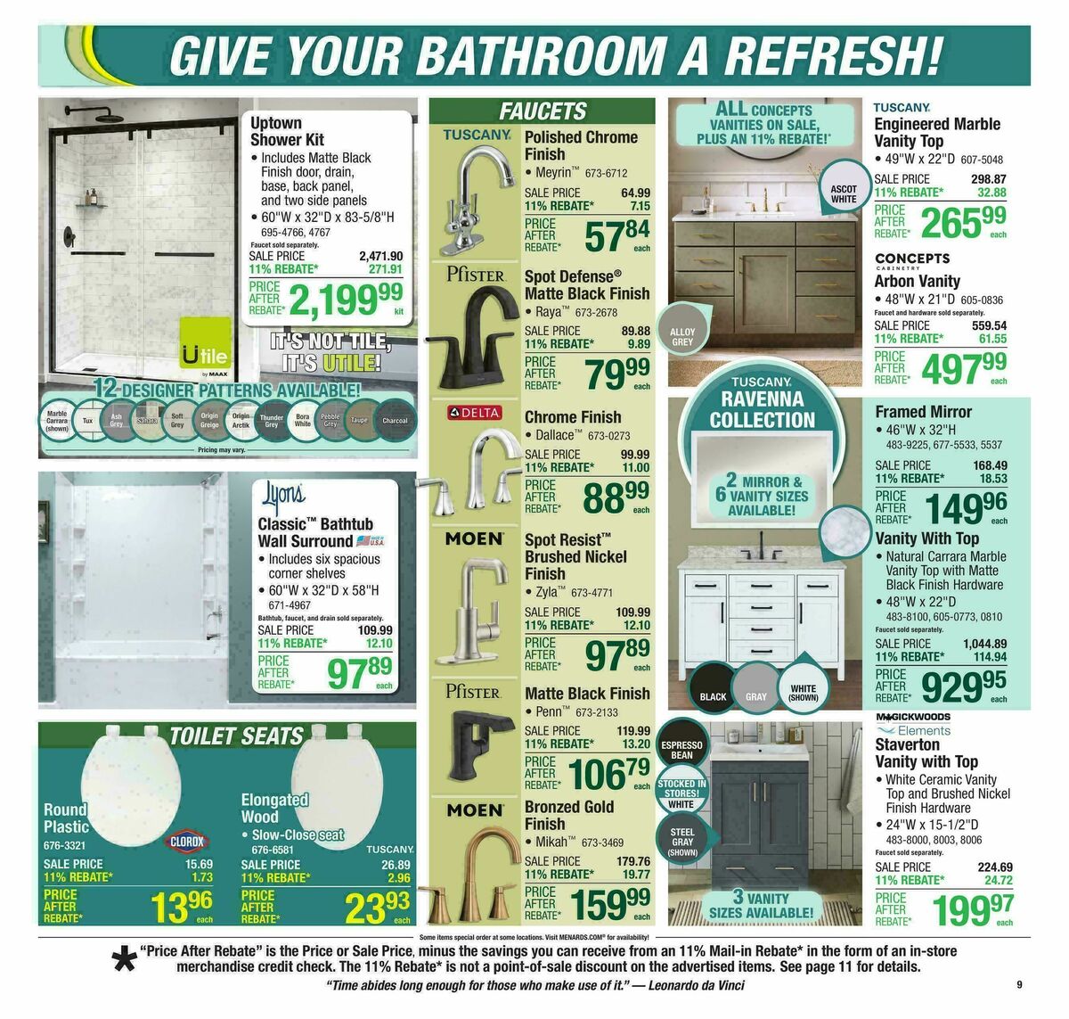 Menards Weekly Ad from November 5