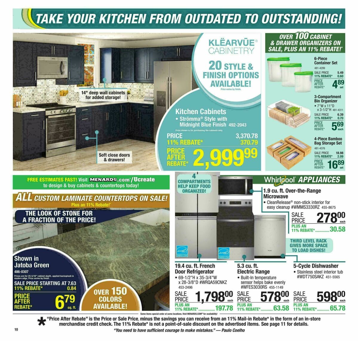 Menards Weekly Ad from November 5