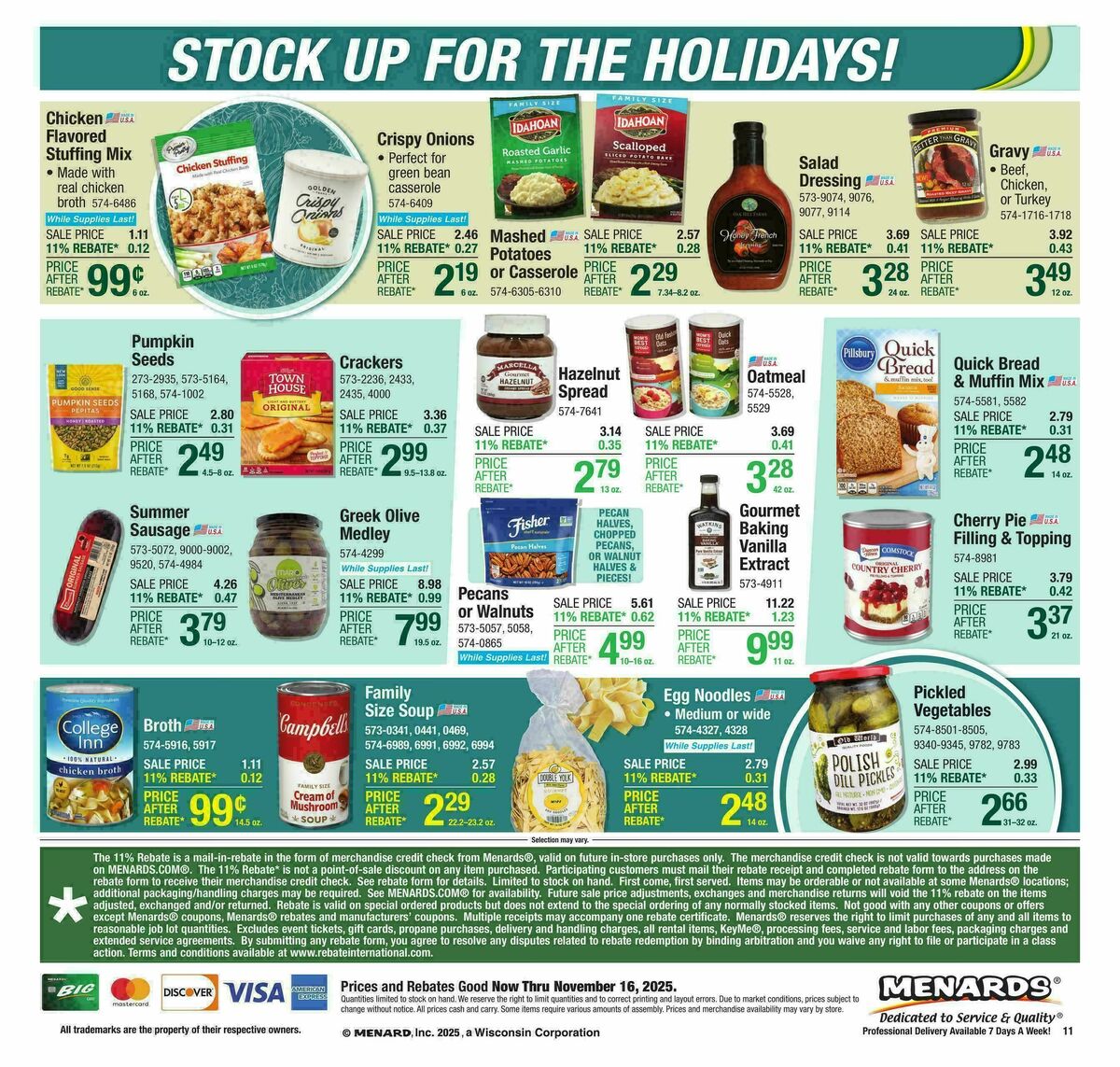 Menards Weekly Ad from November 5