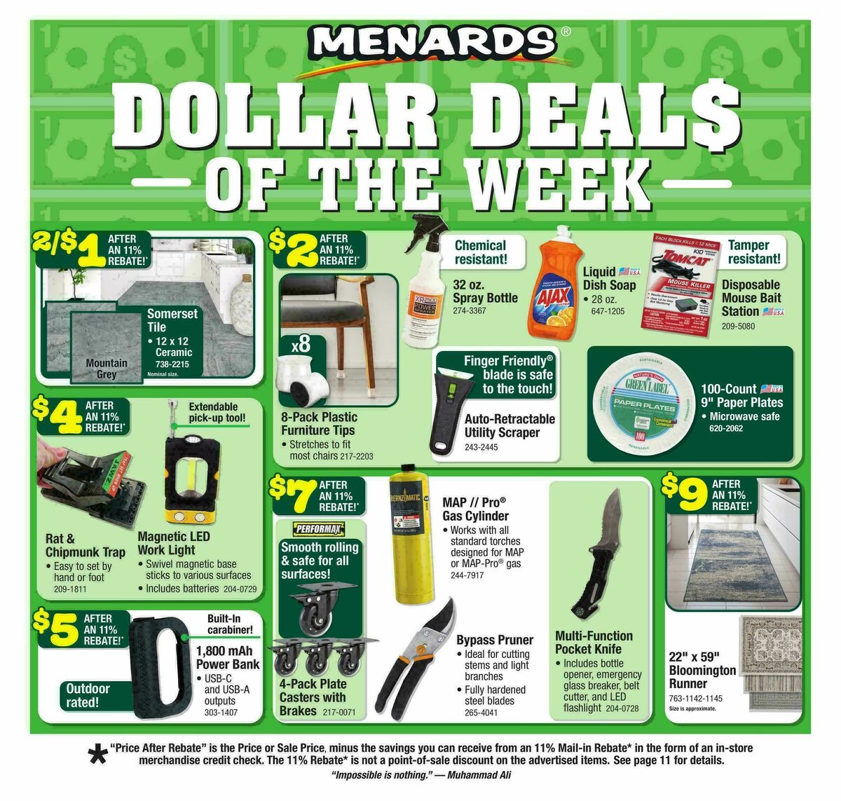 Menards Weekly Ad from November 5