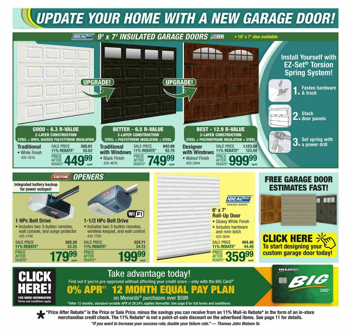 Menards Weekly Ad from November 5