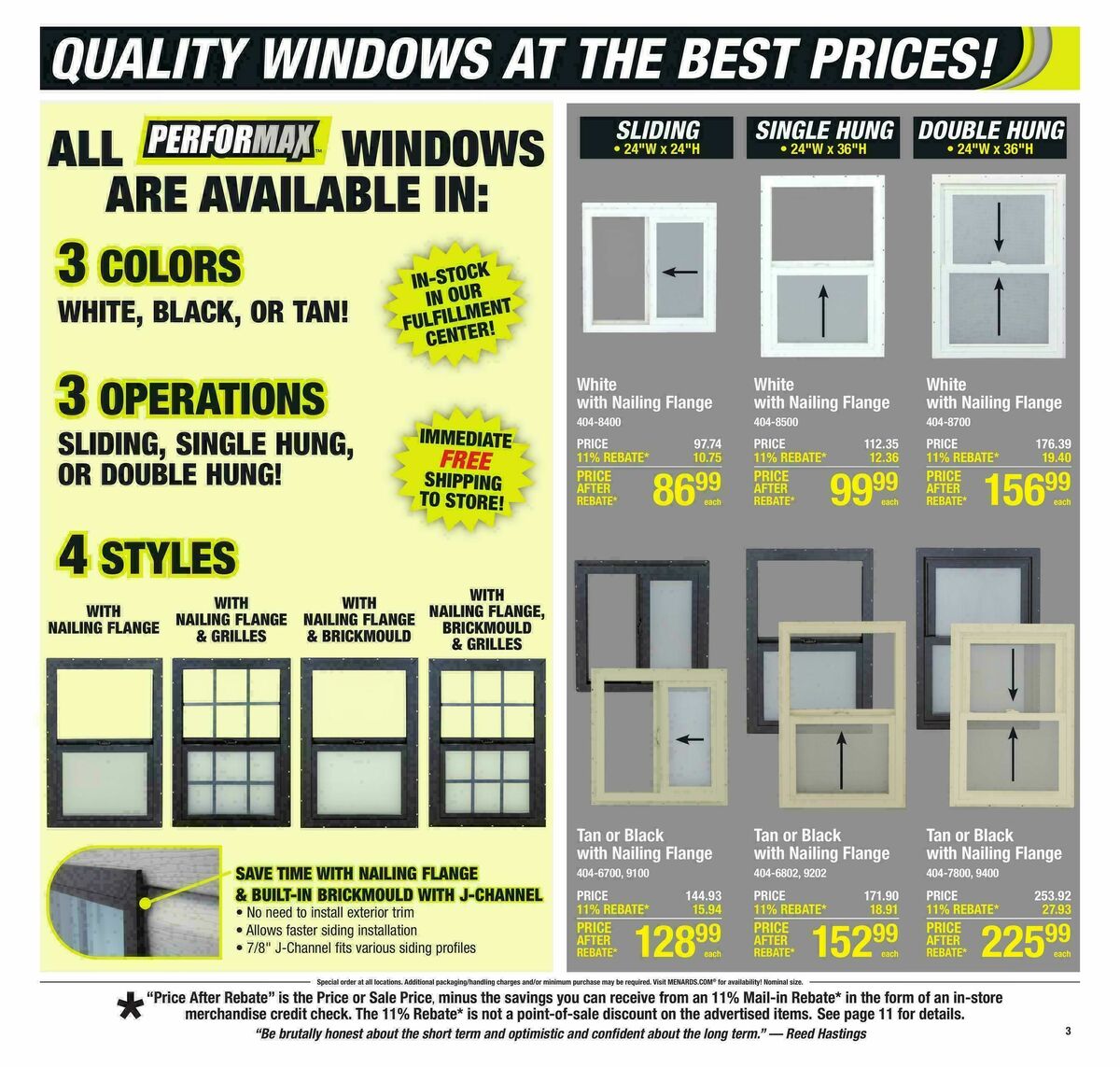 Menards Weekly Ad from November 5