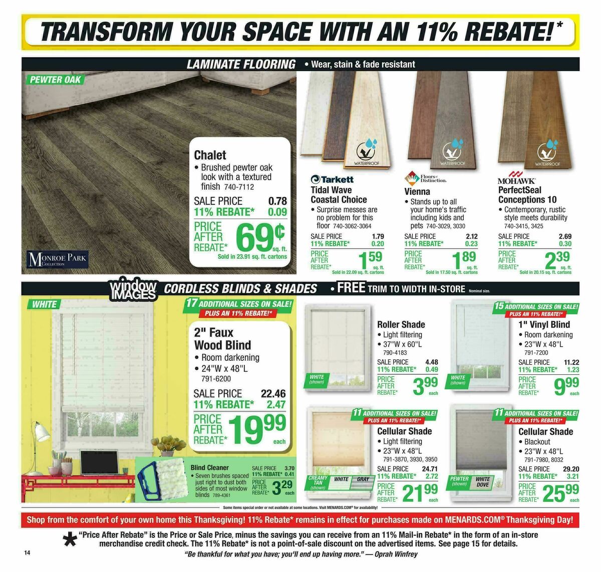 Menards Weekly Ad from November 12