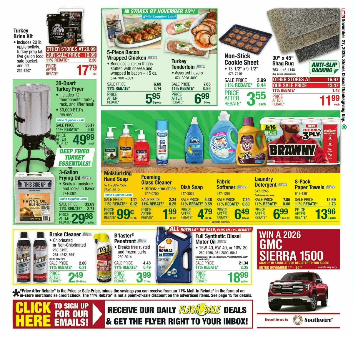 Menards Weekly Ad from November 12