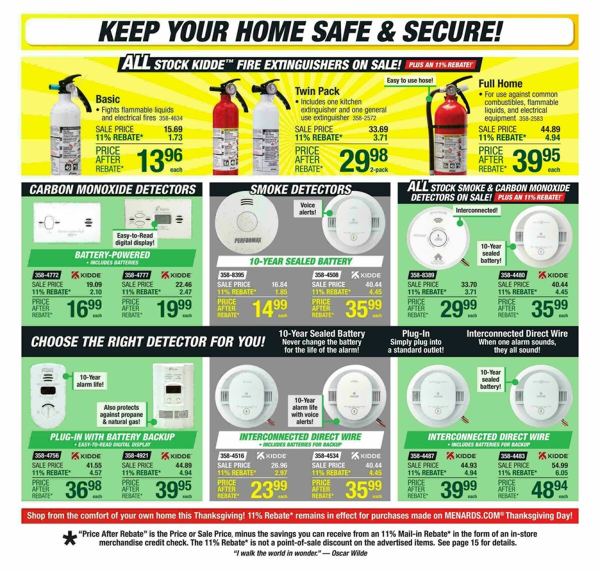 Menards Weekly Ad from November 12