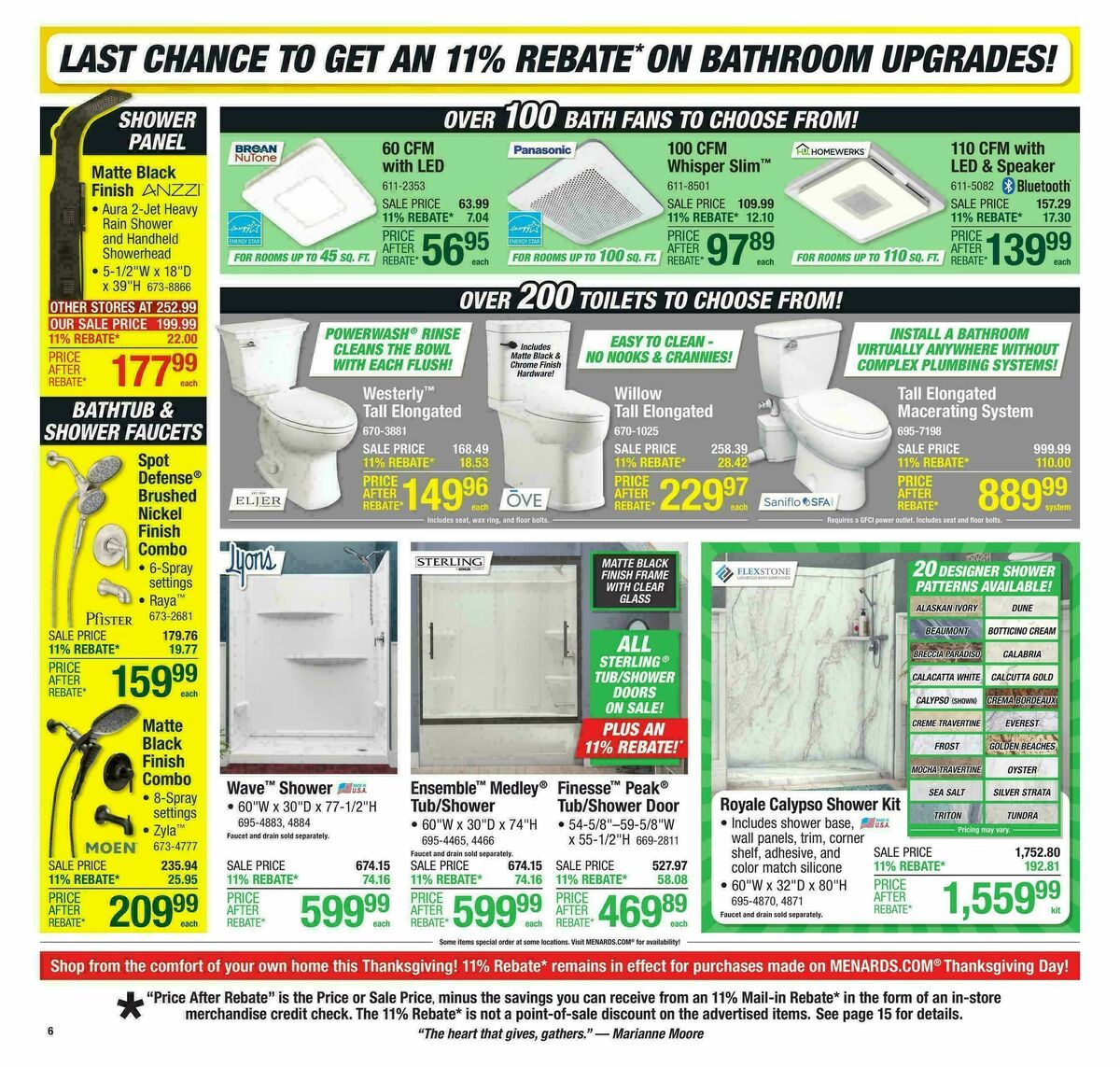 Menards Weekly Ad from November 12