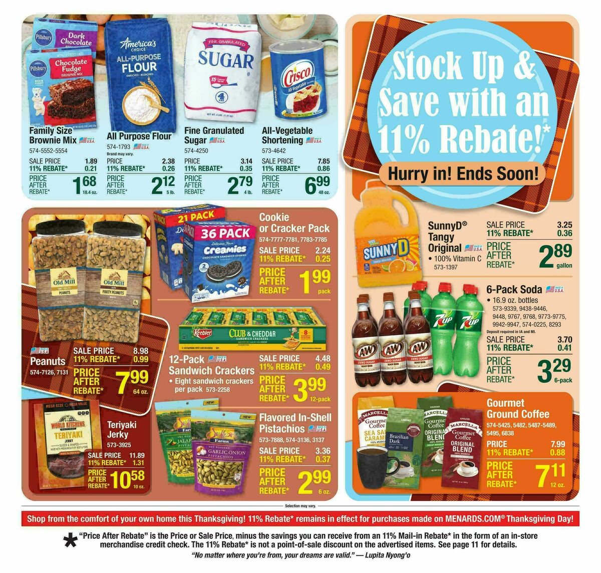 Menards Weekly Ad from November 19