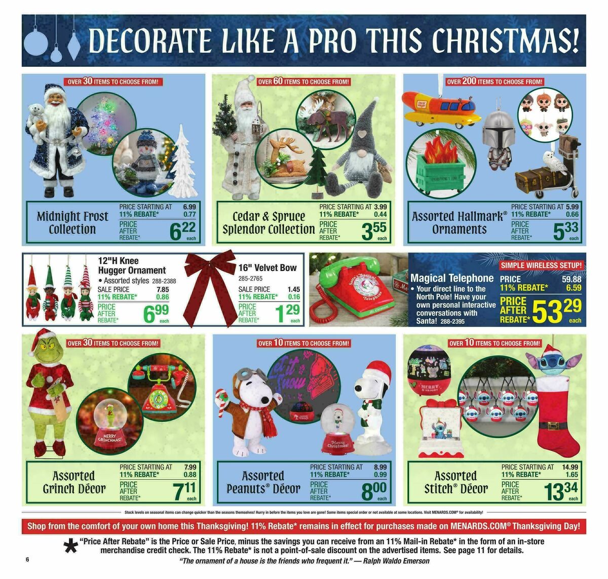 Menards Weekly Ad from November 19