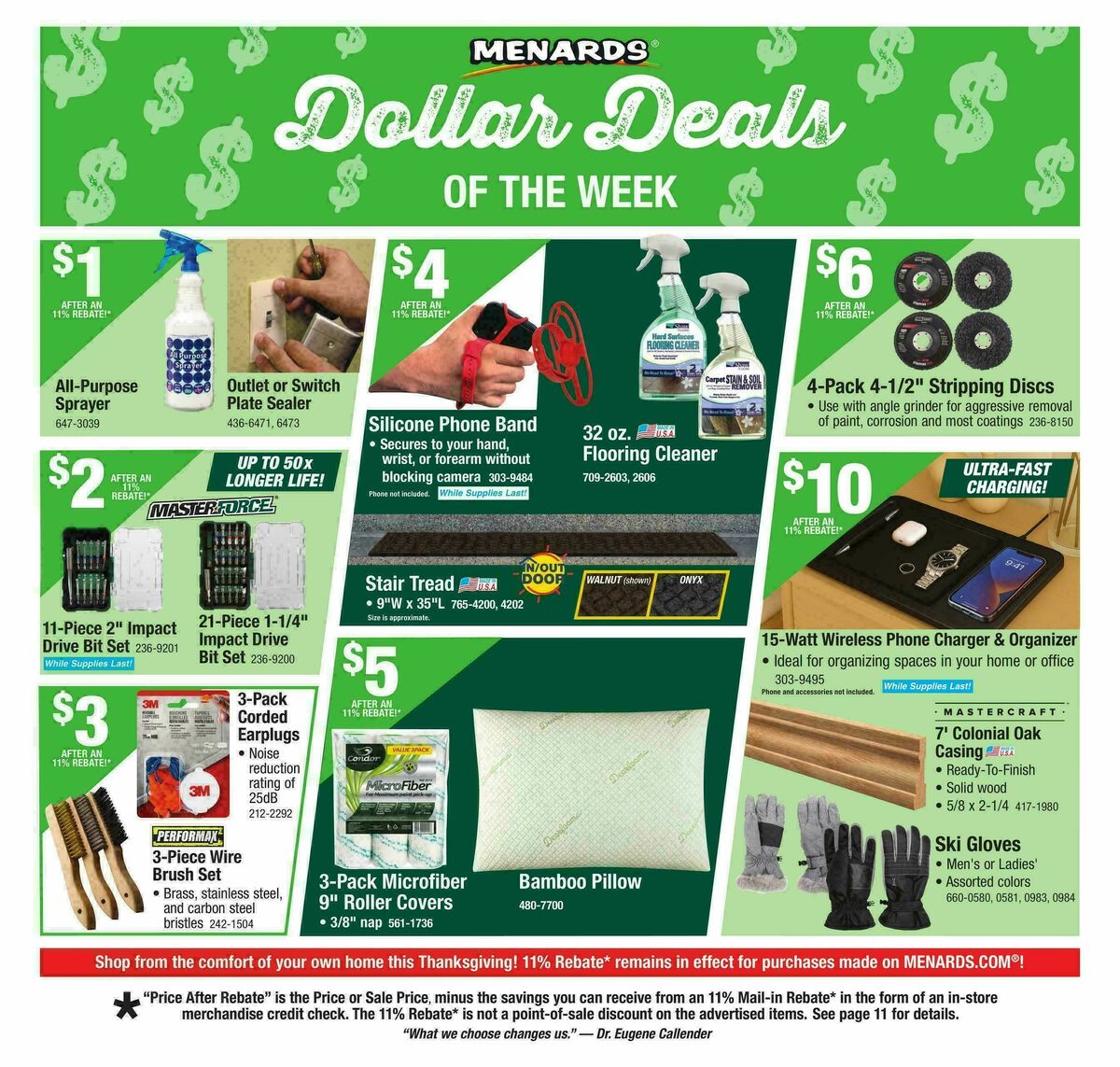 Menards Weekly Ad from November 19