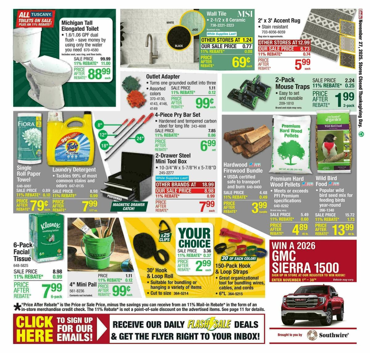 Menards Weekly Ad from November 19