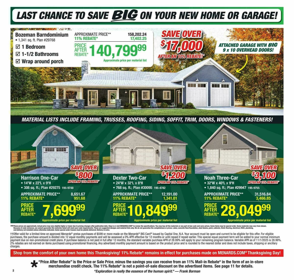 Menards Weekly Ad from November 19
