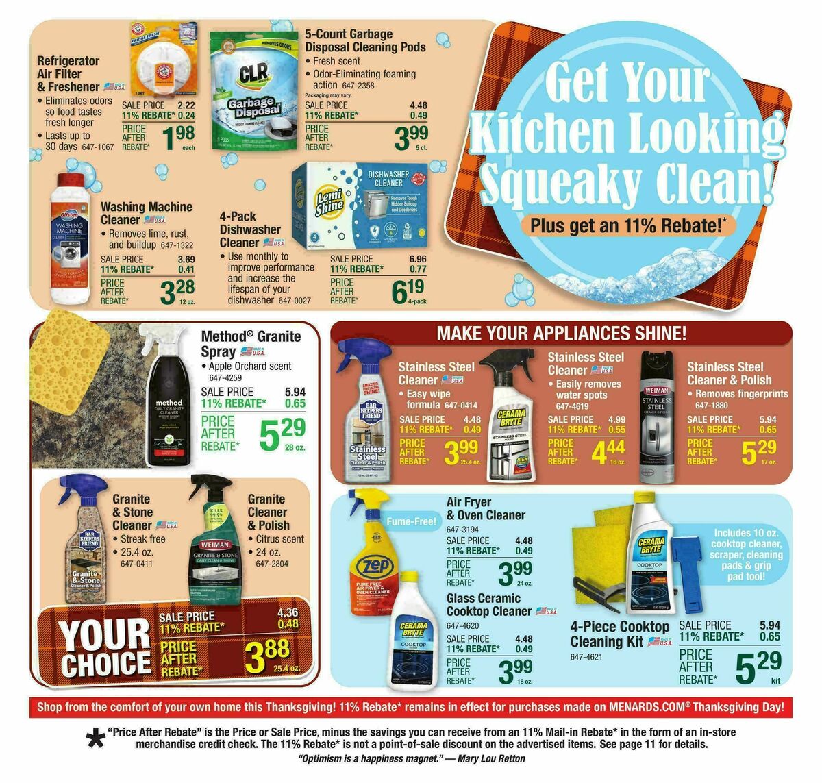 Menards Weekly Ad from November 19