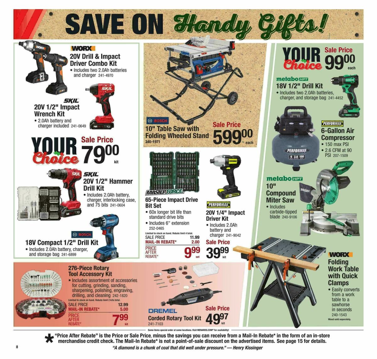 Menards Christmas Home & Gift Sale Weekly Ad from November 29