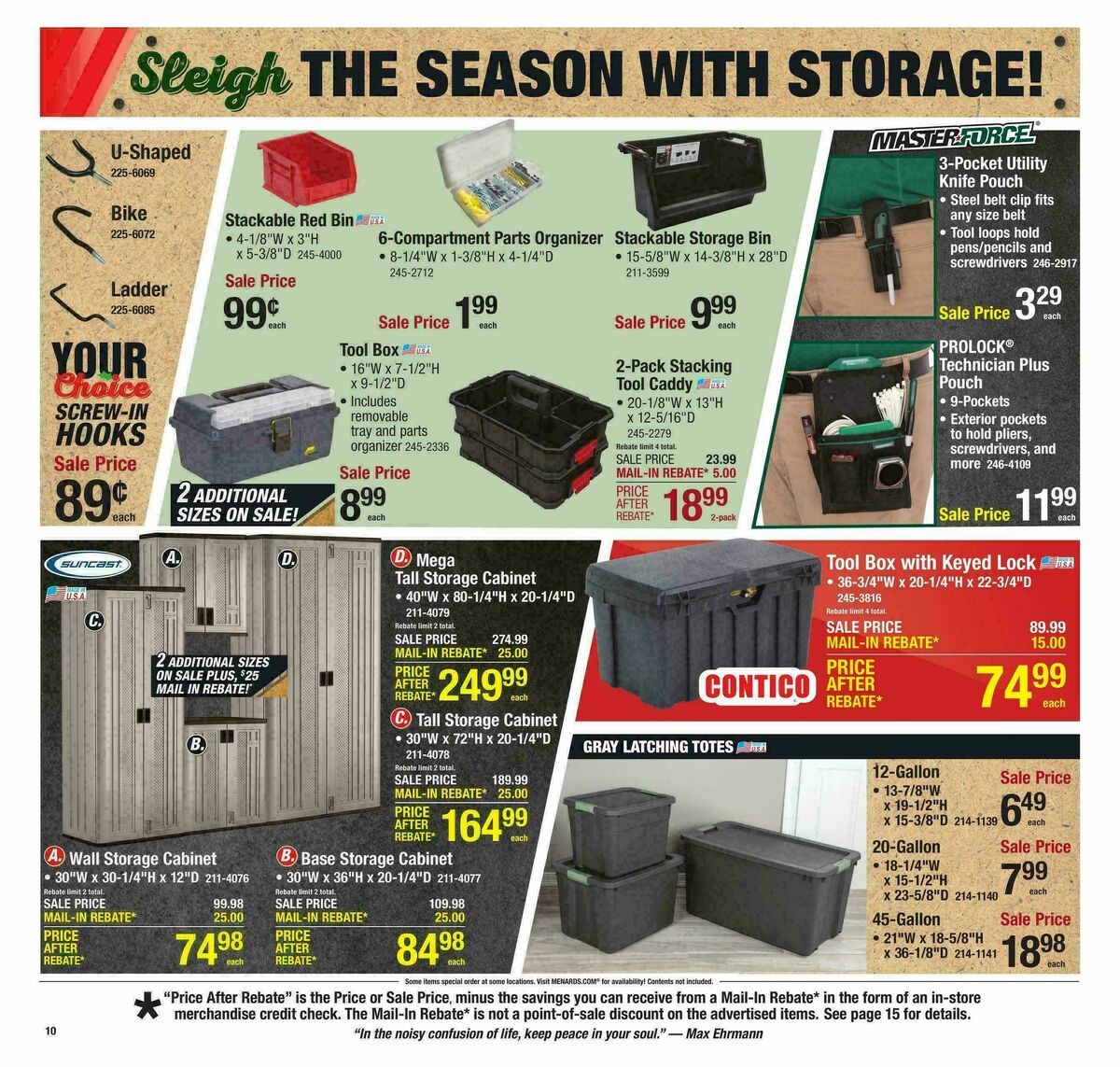 Menards Christmas Home & Gift Sale Weekly Ad from November 29
