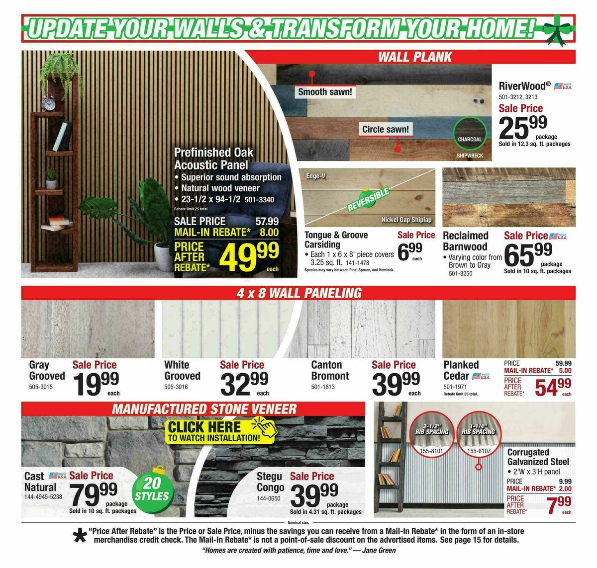 Menards Christmas Home & Gift Sale Weekly Ad from November 29